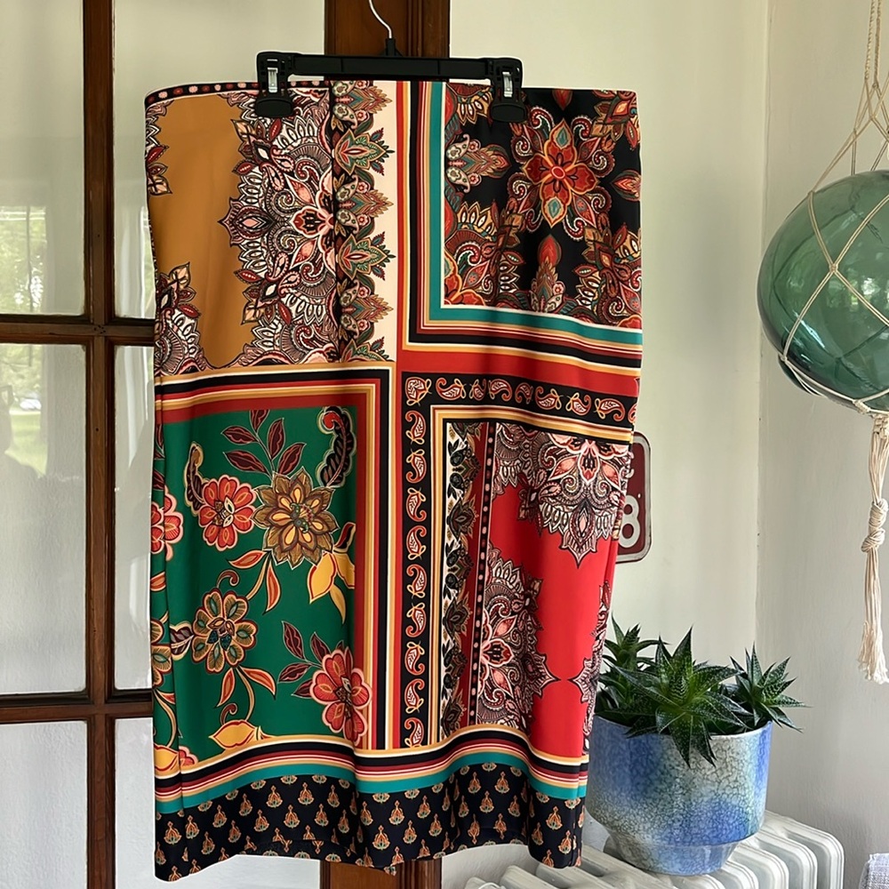 Funky Midi skirt - Picture 1 of 8